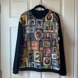 unique art sweater made by a friend of a friend
